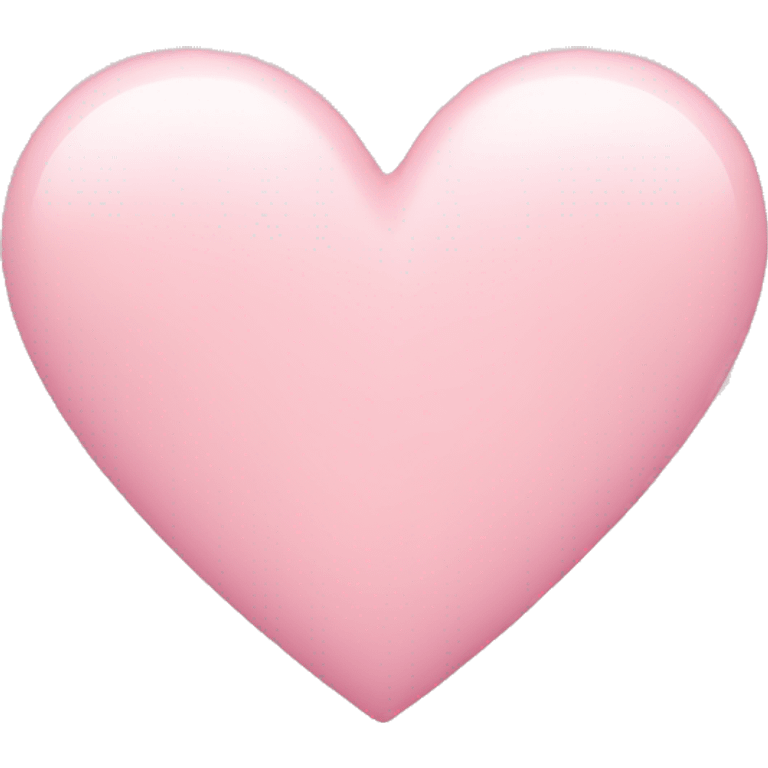 pastel pink heart emoji