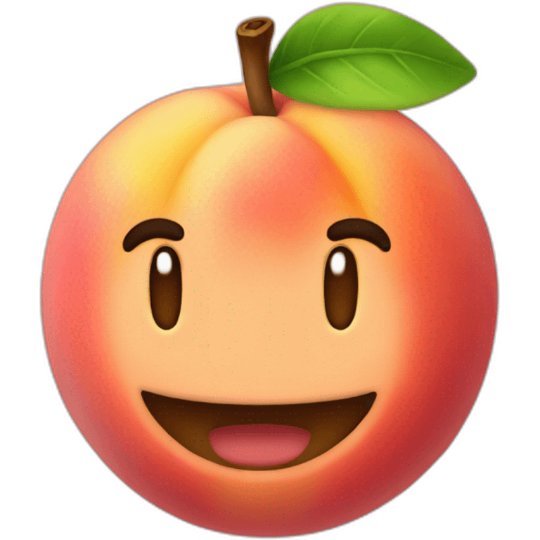 Peach of mario emoji