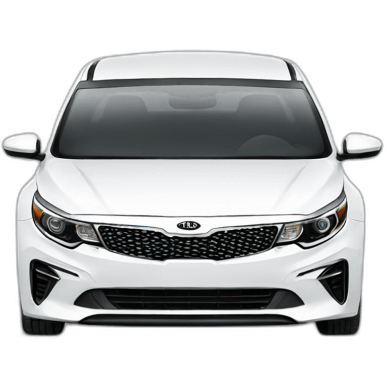 White Kia Optima emoji