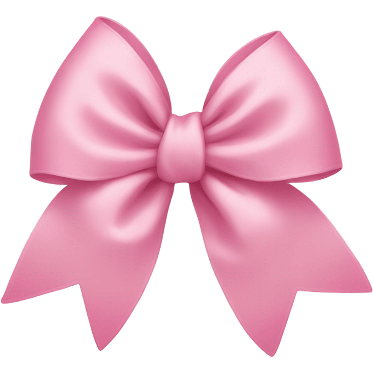 Light pink bow emoji