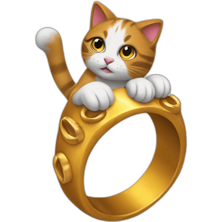 Ring-in-cat-paws emoji