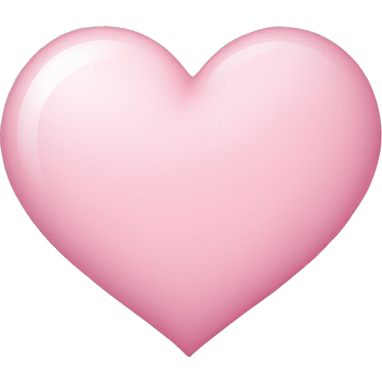 Light pink heart emoji