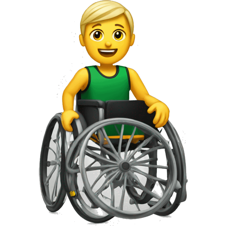 Wheelchair basketball emoji