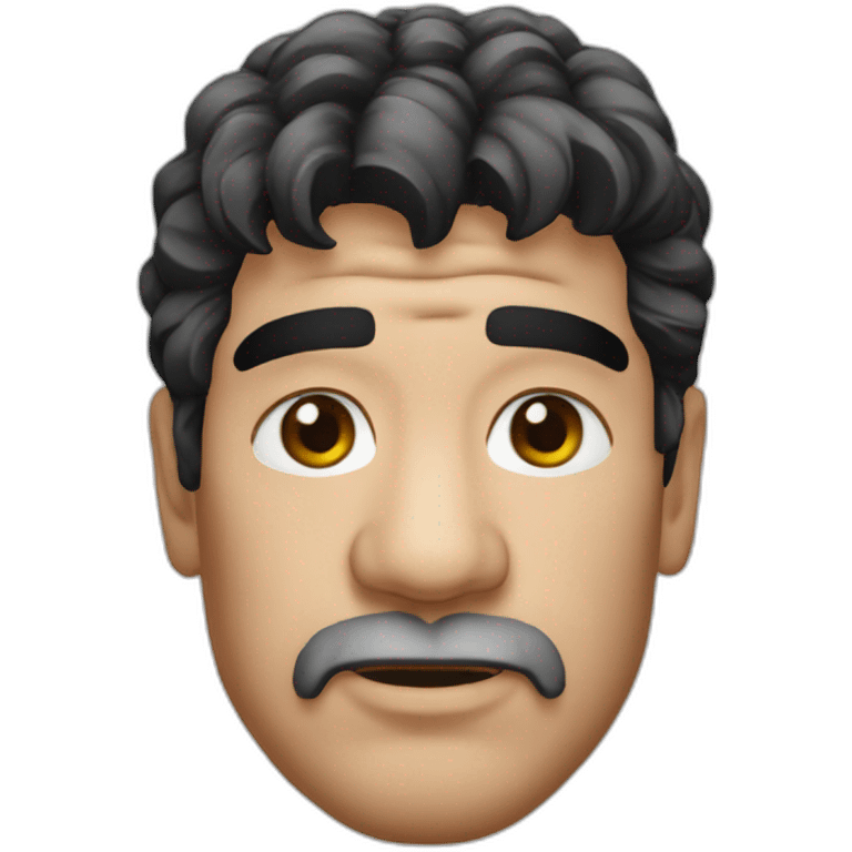 maradona face emoji