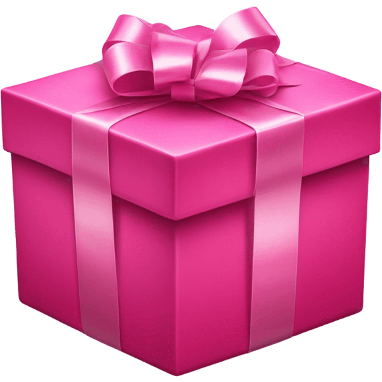 Pink present emoji