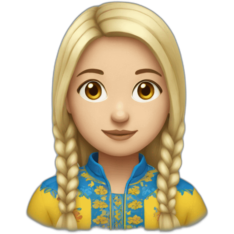 ukrainian girl emoji