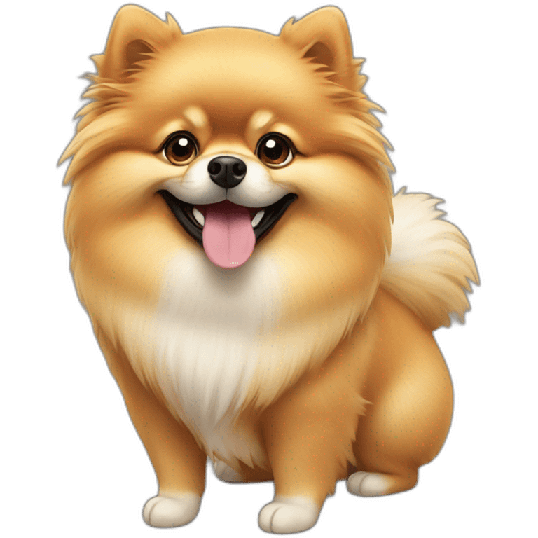 happy-pomeranian emoji