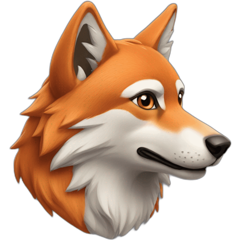 Loup renard emoji