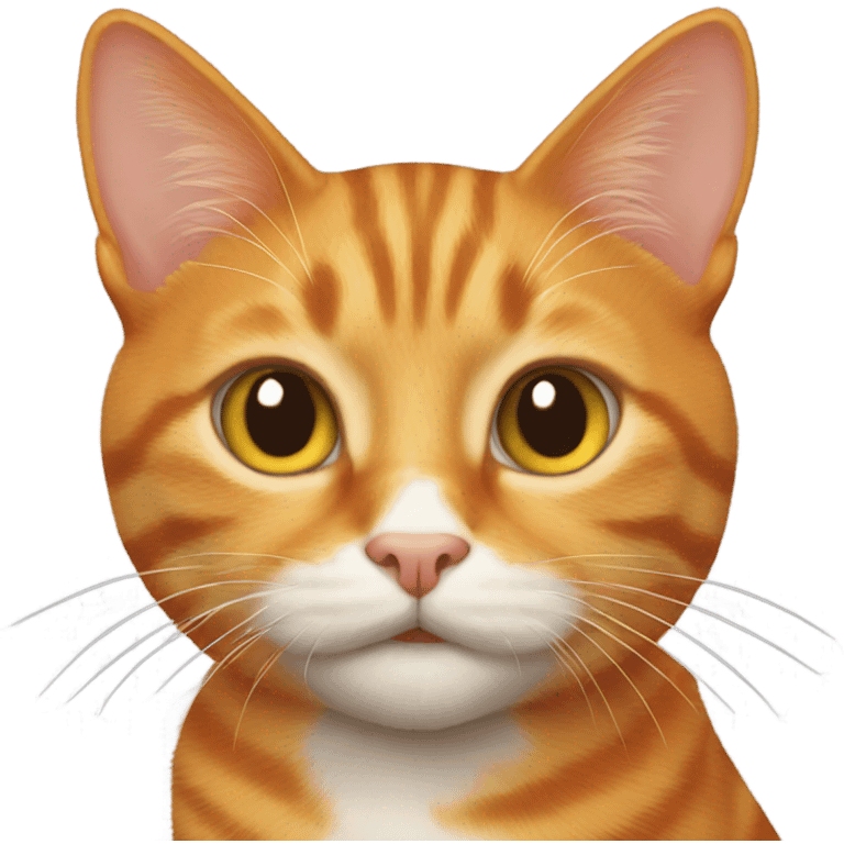 Orange tabby cat emoji