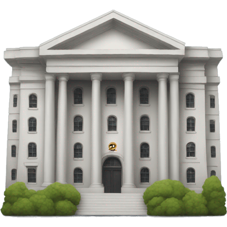 scary old government building emoji