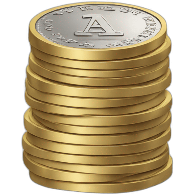 a stack of coins emoji