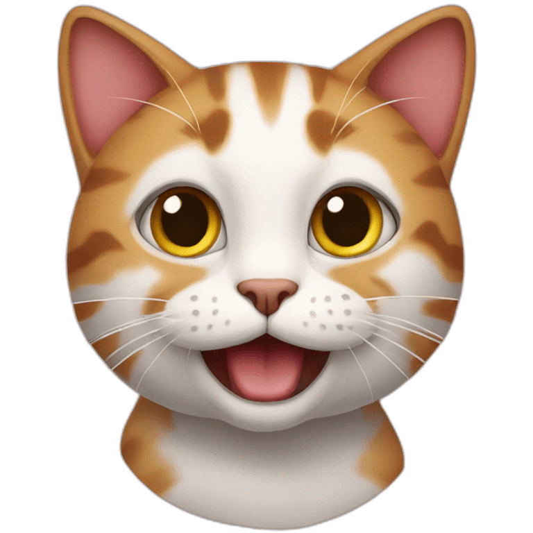 Funny cat emoji