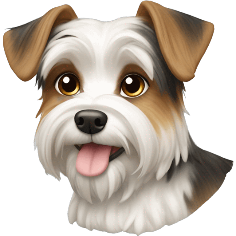 Male biewer york shire terrier emoji