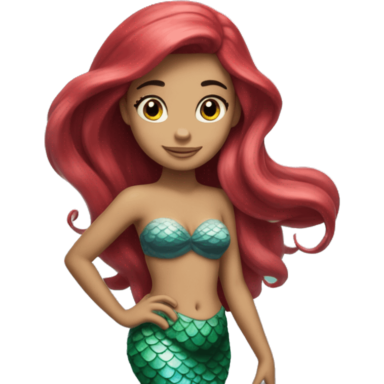 the litte mermaid Ariel emoji