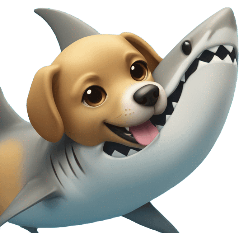 dog shark  emoji