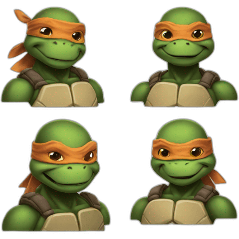 ninja turtles smart emoji