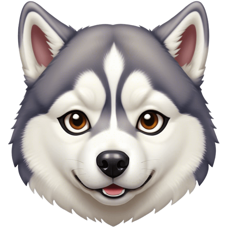 Husky dog emoji