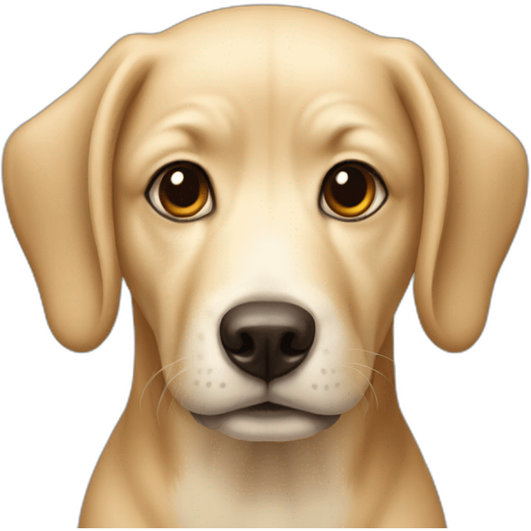 Chien beige emoji