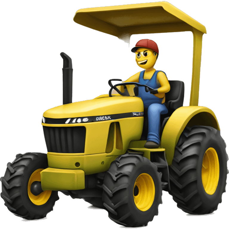 tracteur tondeuse emoji