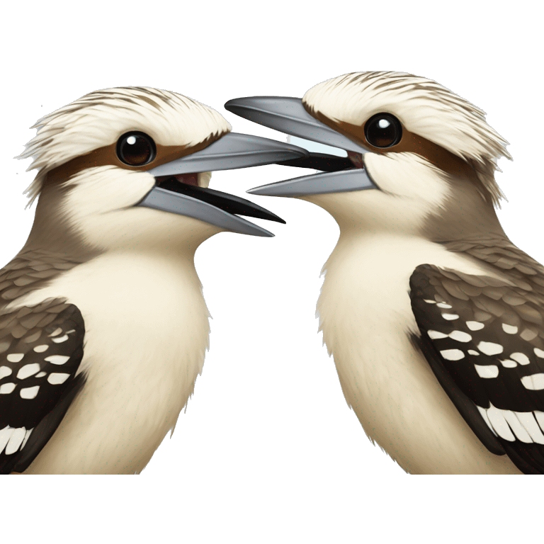 two kookaburras emoji