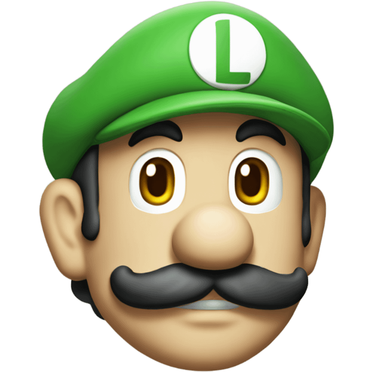 Luigi from super Mario bros emoji