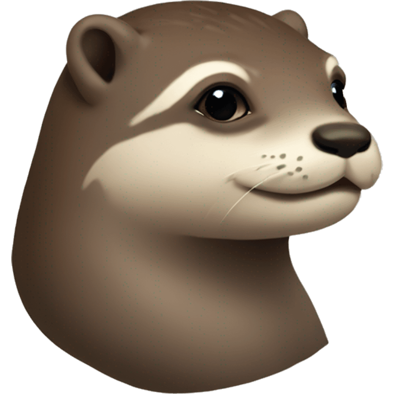 Loutre sur vache  emoji