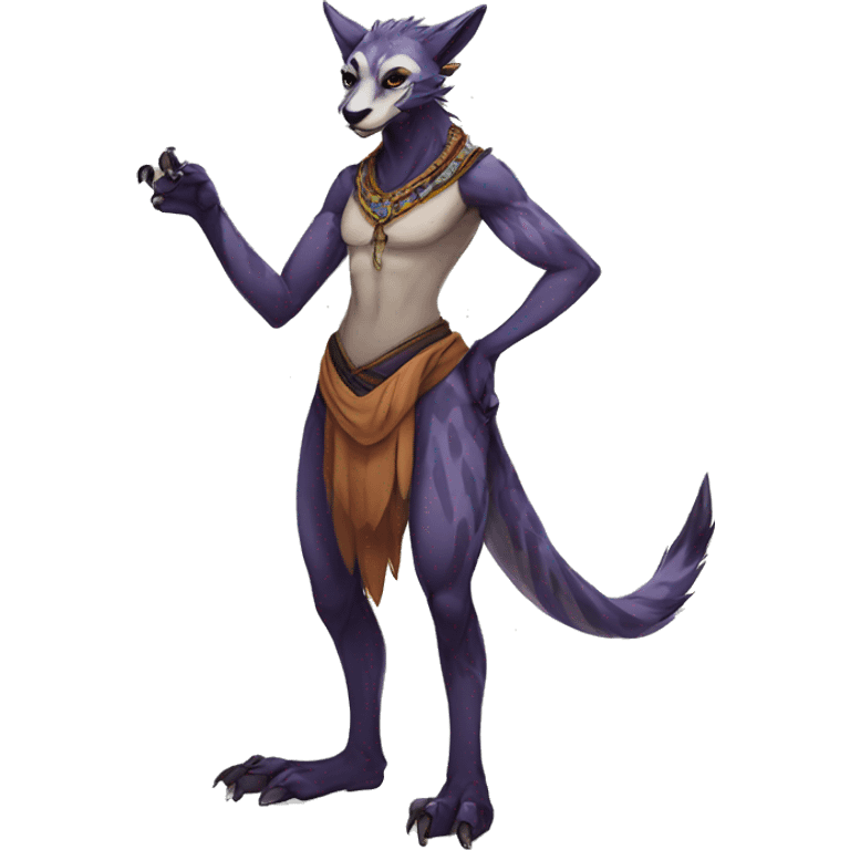 Anthro Vernid by LiLaiRa full body emoji