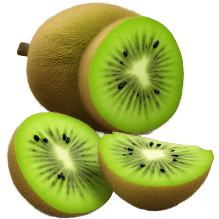 3d kiwi fruit emoji