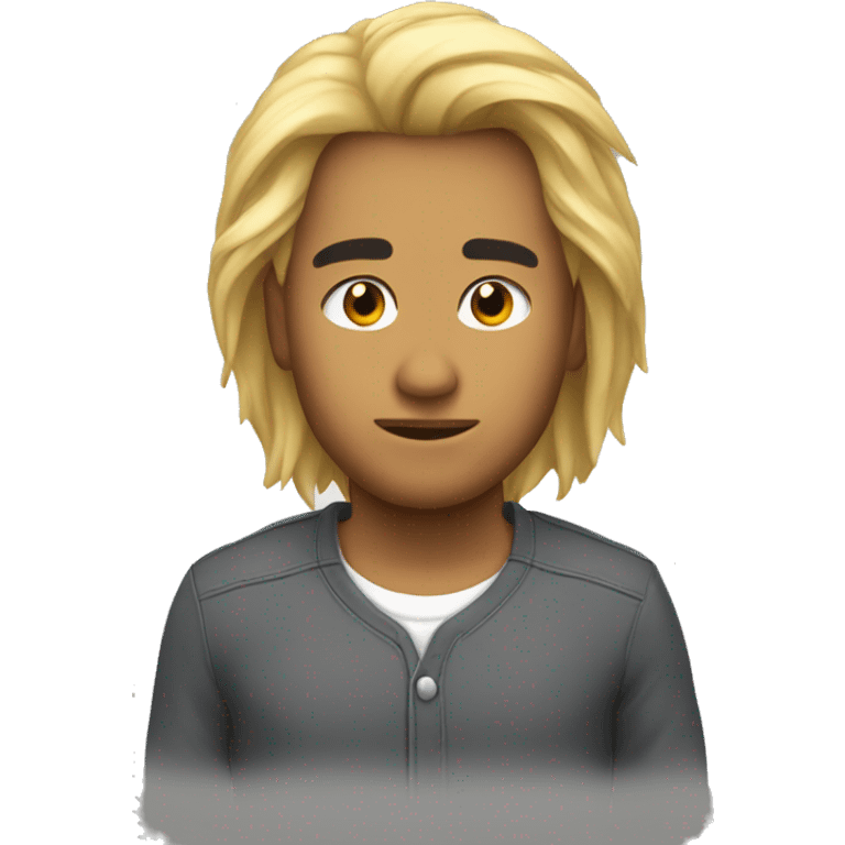 Morocho de pelo rubio emoji