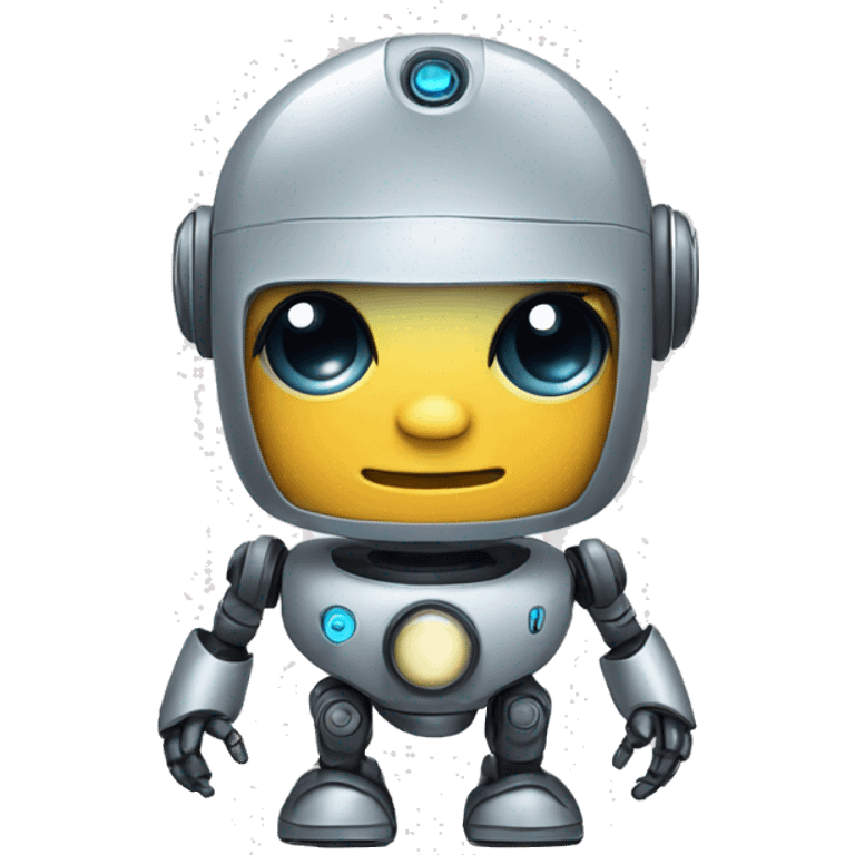 Cute robot emoji