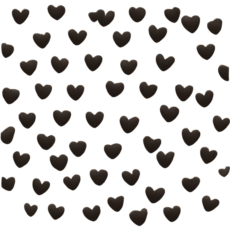 Cow print heart  emoji