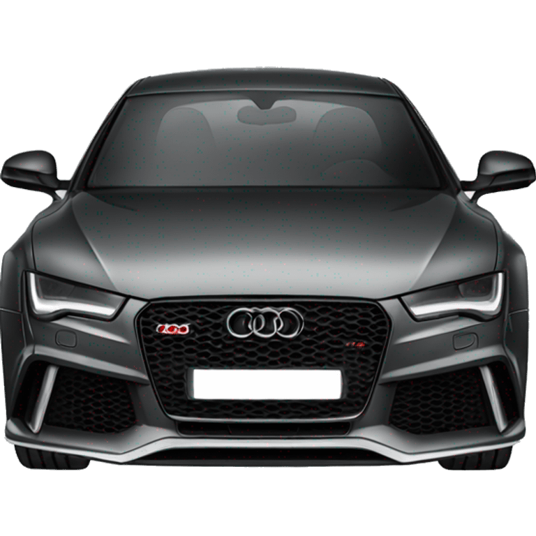 audi rs7 black emoji