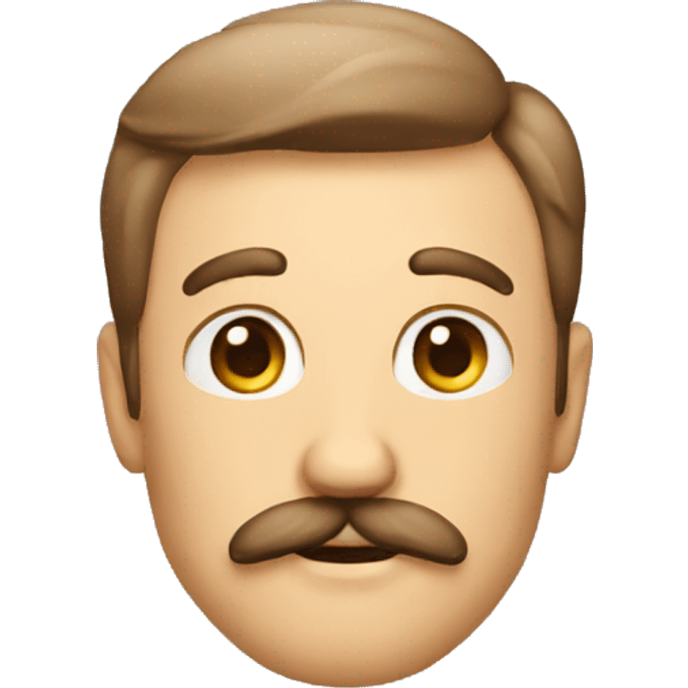 square mustache man emoji