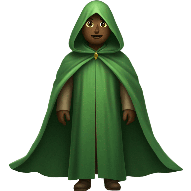 Green cloak emoji