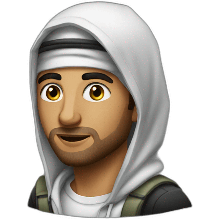 Palestine hacker young man emoji