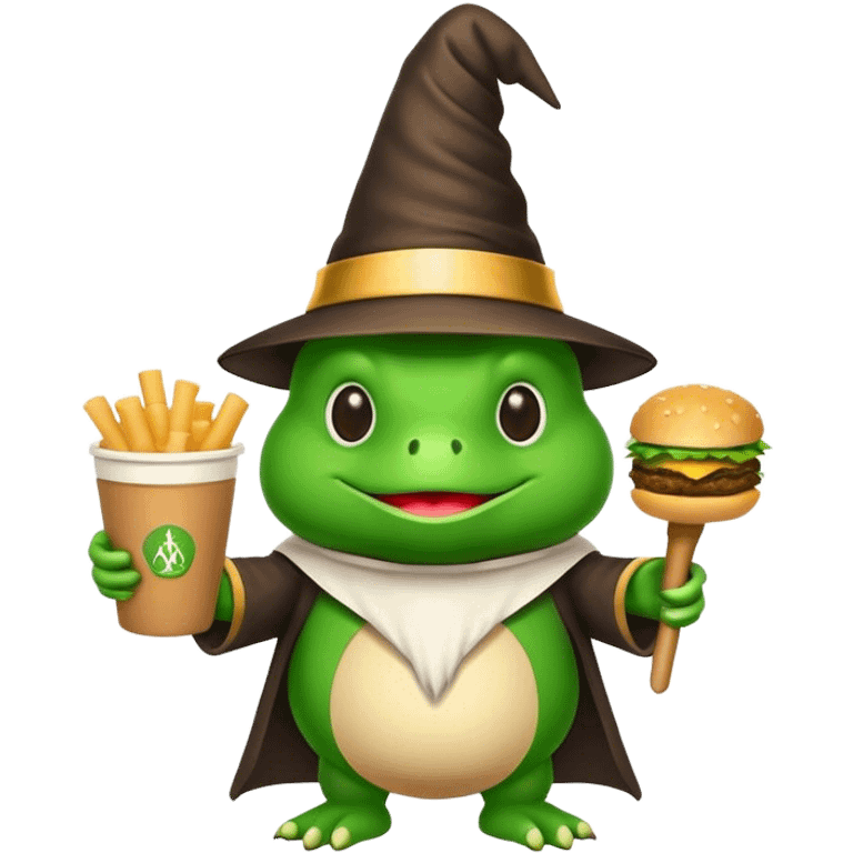 bufo wizard with shake shack text emoji