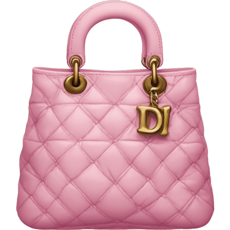 Dior pink bag  emoji