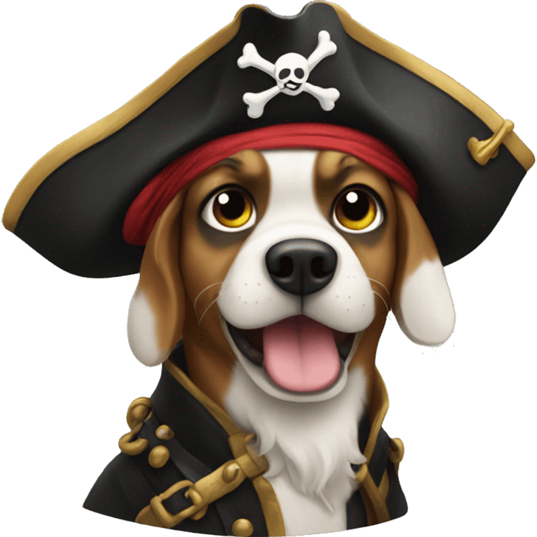 Pirate dog emoji