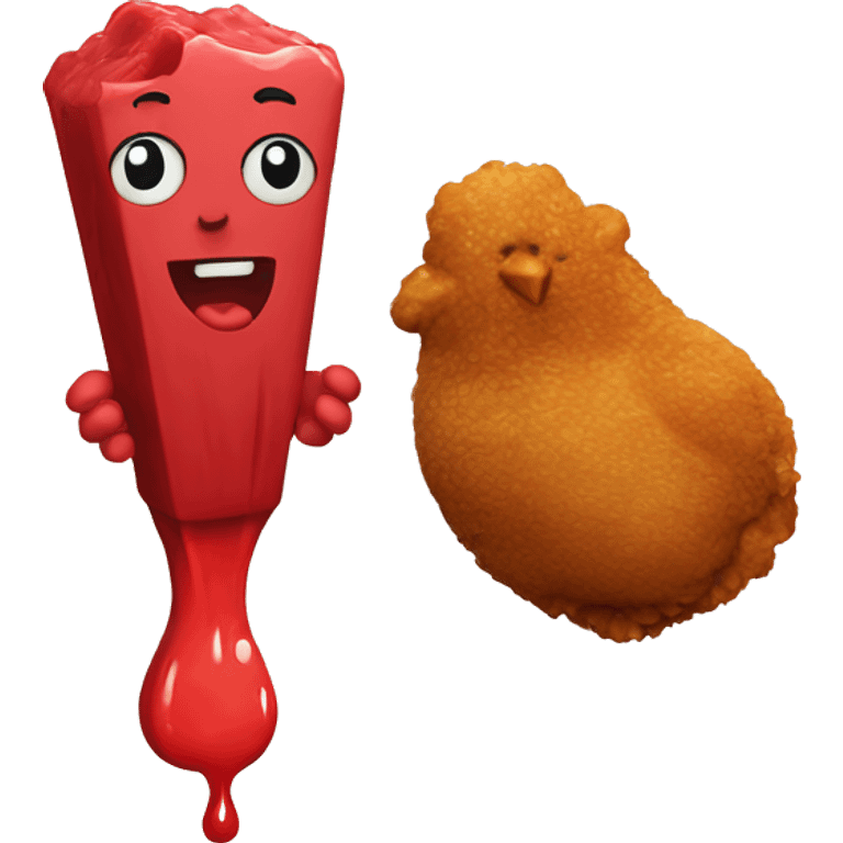 Koolaid and friedchicken emoji