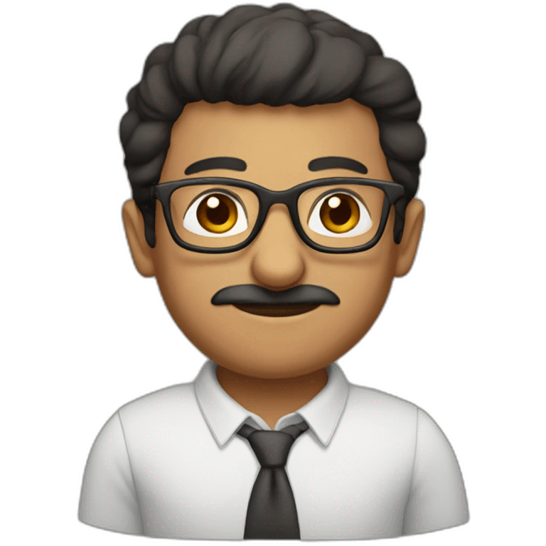 An Armenian with glasses emoji