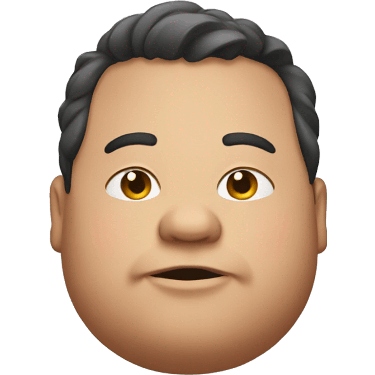 Extremely chubby emoji