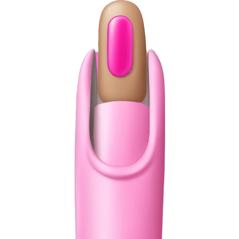 Pink Nail file manicure emoji