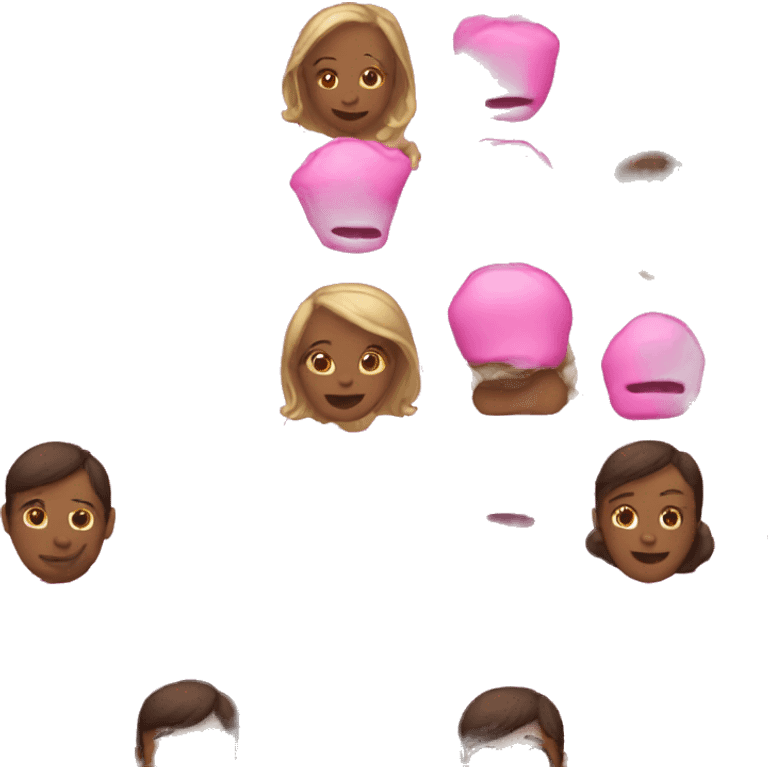 Pink emojis  emoji