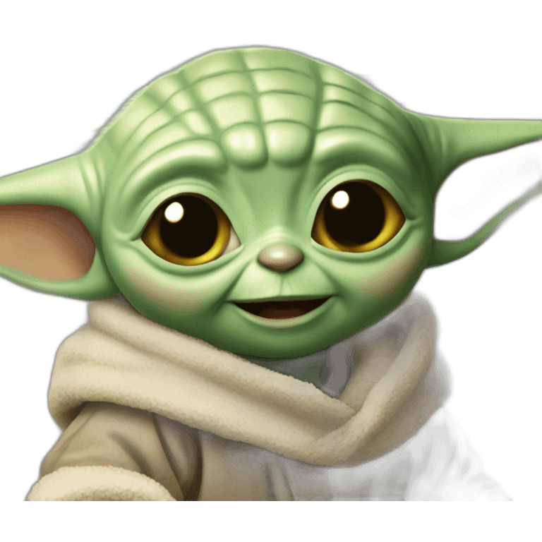 jolly baby yoda emoji