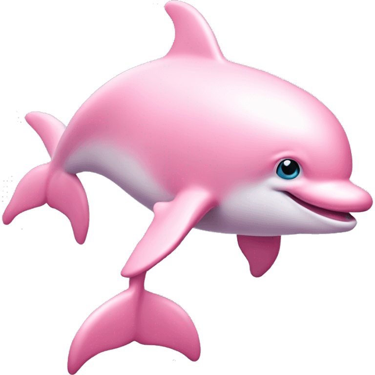 Pastel-pink-colors-dolphin emoji