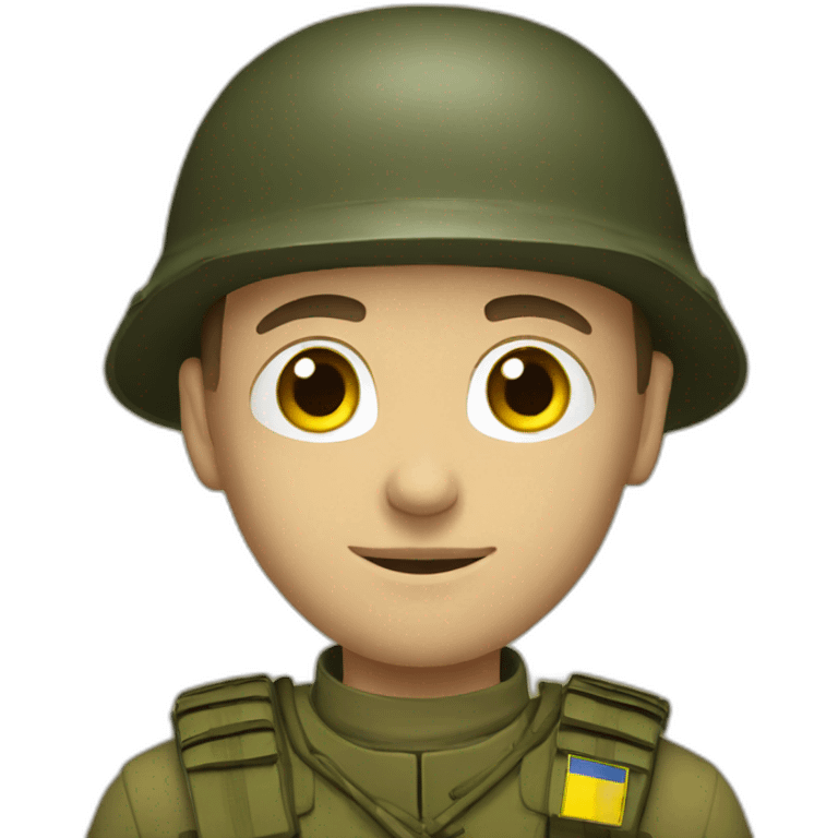 Ukrainian soldier emoji