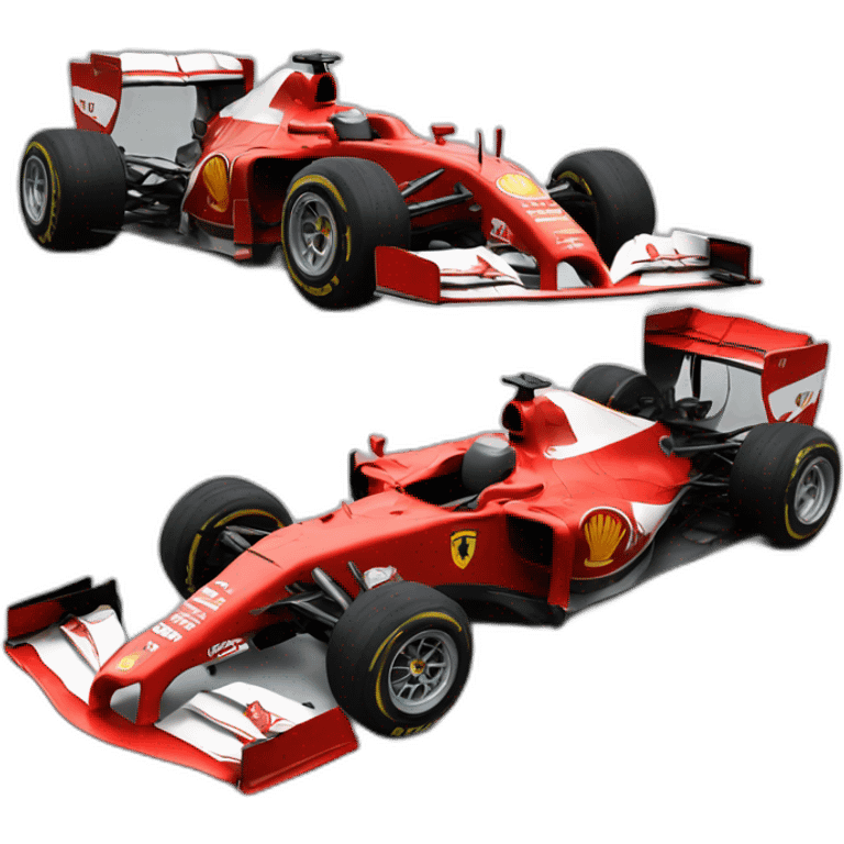 F1 ferrari car emoji