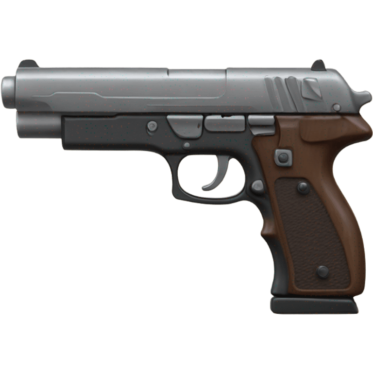 Pistol with extended mag emoji