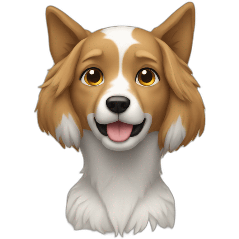 Canine handler emoji