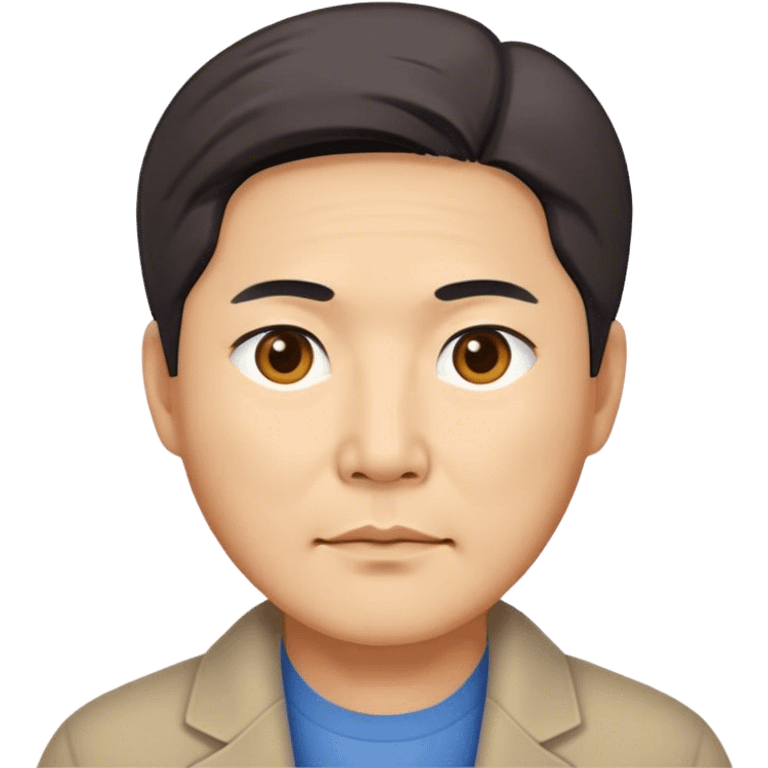 photorealistic korean worker middle age man emoji